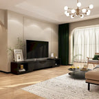 Extendable TV Stand Storage Media Console Modern Entertainment Center