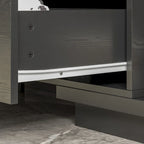 Extendable TV Stand Storage Media Console Modern Entertainment Center