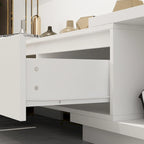 Extendable TV Stand Storage Media Console Modern Entertainment Center
