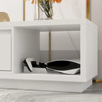 Extendable TV Stand Storage Media Console Modern Entertainment Center
