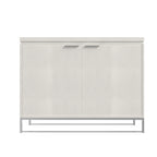 Clihome Furniture Wood 2-Door Accent Cabinet