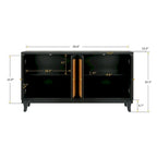 Rattan Sideboard Buffer Cabinet