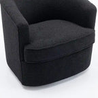 SEYNAR Modern Boucle Upholstered 360 Degree Swivel Accent Club Chair Set of 2