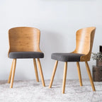 Corvus Calvados Mid-century Modern Dining Chairs (Set of 2)