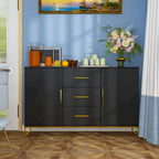47 Buffet Credenza with Double Doors and 3 Drawers - 47.2L