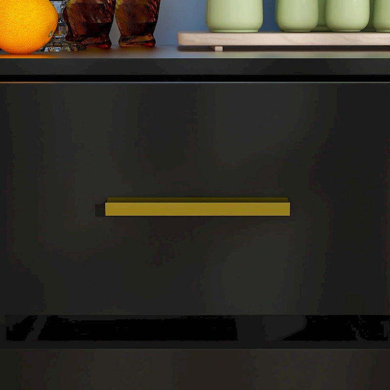 47 Buffet Credenza with Double Doors and 3 Drawers - 47.2L