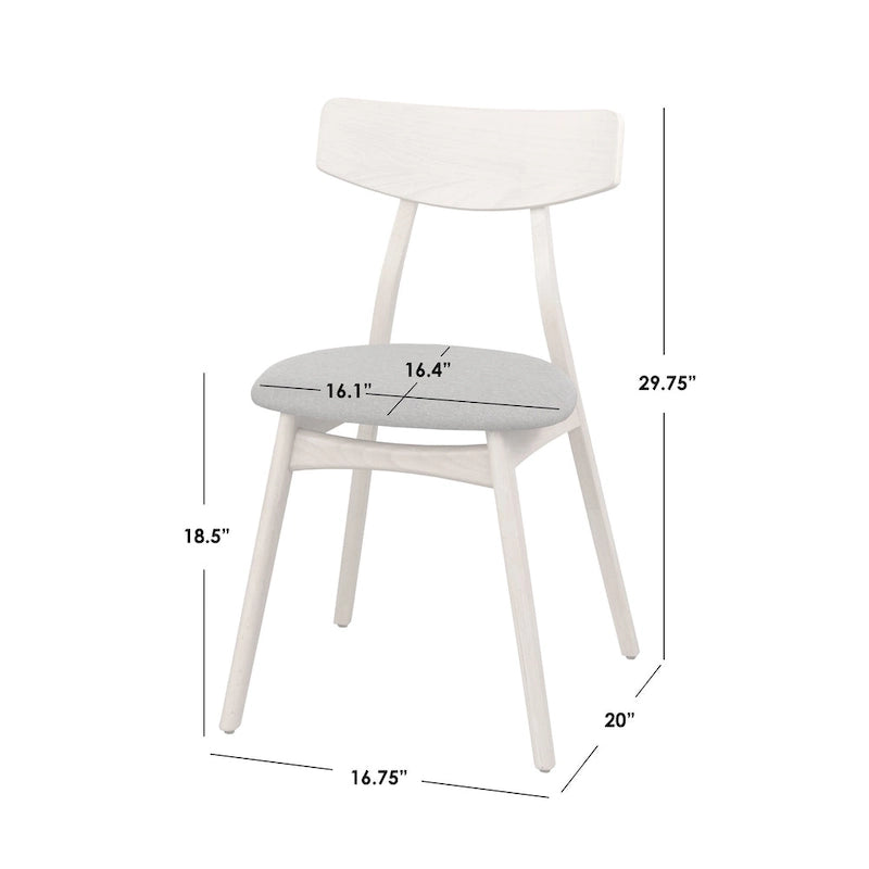 Simple Living Solid Beechwood Cadiz Dining Chairs (Set of 2)