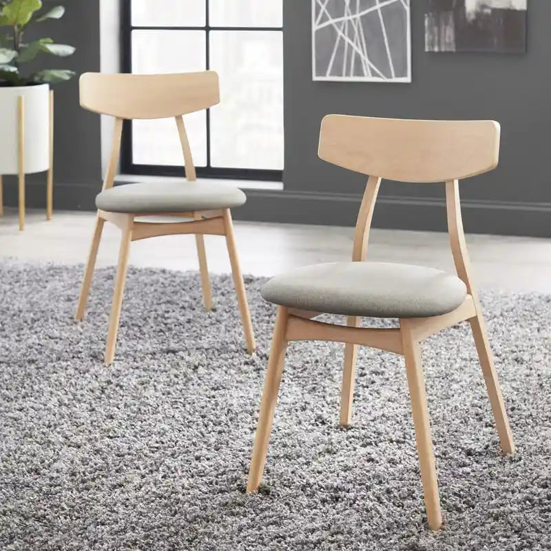 Simple Living Solid Beechwood Cadiz Dining Chairs (Set of 2)