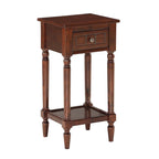 Convenience Concepts French Country Khloe 1 Drawer Accent Table with Shelf