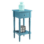 Convenience Concepts French Country Khloe 1 Drawer Accent Table with Shelf