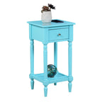 Convenience Concepts French Country Khloe 1 Drawer Accent Table with Shelf