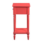 Convenience Concepts French Country Khloe 1 Drawer Accent Table with Shelf