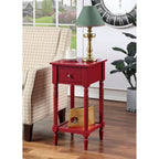 Convenience Concepts French Country Khloe 1 Drawer Accent Table with Shelf
