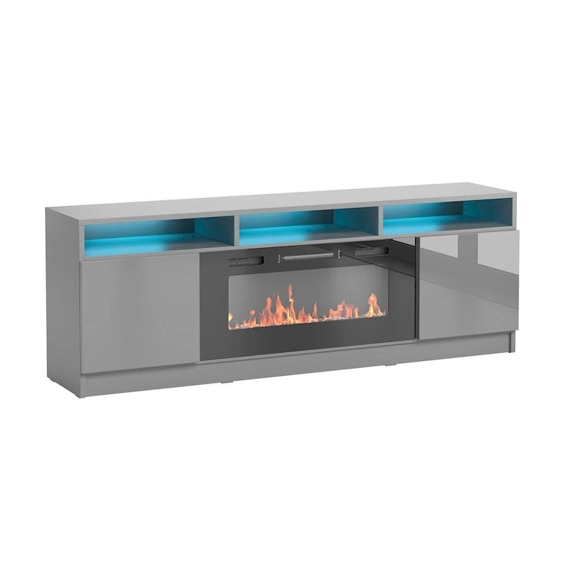 Reno 05 Electric Fireplace Modern 63  TV Stand
