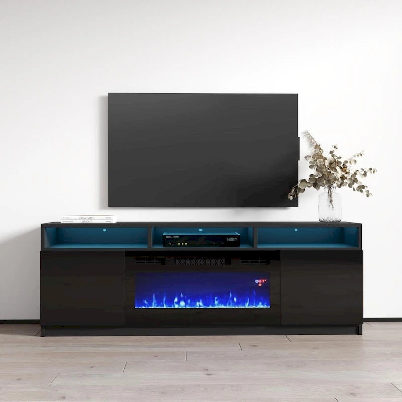 Reno 05 Electric Fireplace Modern 63  TV Stand