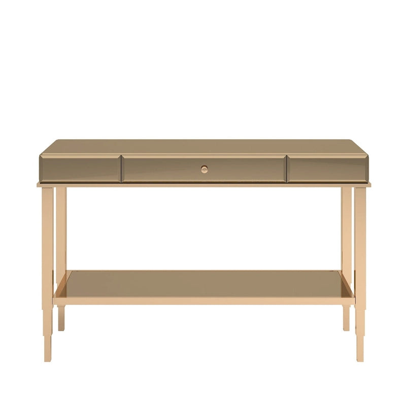 Camille Mirrored TV Stand Console Table with Drawer by iNSPIRE Q Bold