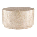 Capiz Mosaic Coffee Table