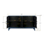 4 Door Wooden Cabinets for Living Room Dining Room Bedroom