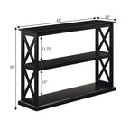 Convenience Concepts Coventry Console Table with Shelves