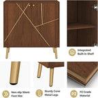Modern Buffet Cabinet - 15.7D x 31.1W x 31.5H