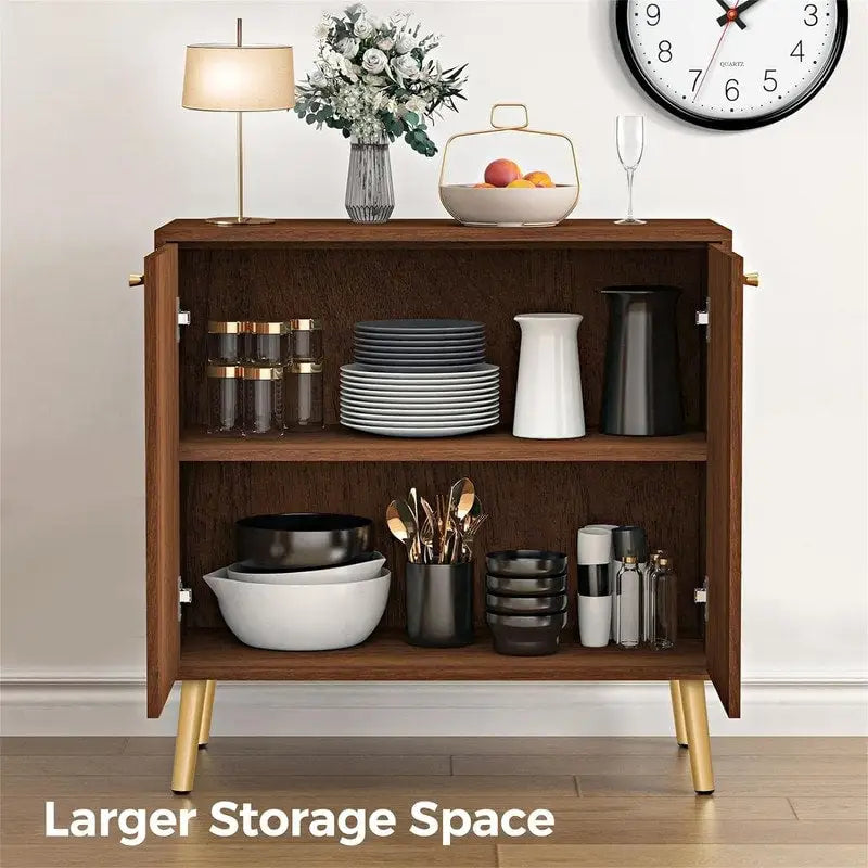 Modern Buffet Cabinet - 15.7D x 31.1W x 31.5H