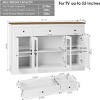 Buffet Cabinet - 15.7D x 55W x 35.4H