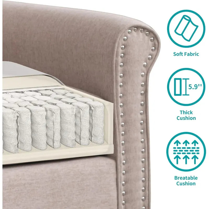 Mixoy Modern Sofa, Loveseat