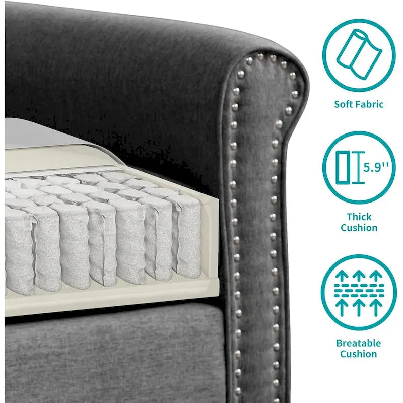 Mixoy Modern Sofa, Loveseat