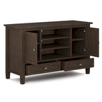 WYNDENHALL Norfolk Transitional TV Media Stand For TVs up to 50 inches