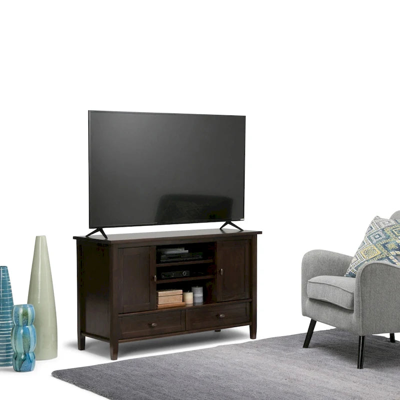 WYNDENHALL Norfolk Transitional TV Media Stand For TVs up to 50 inches