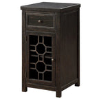 Emma Transitional 18-inch Solid Wood 1-Drawer Side Table by Furniture of America