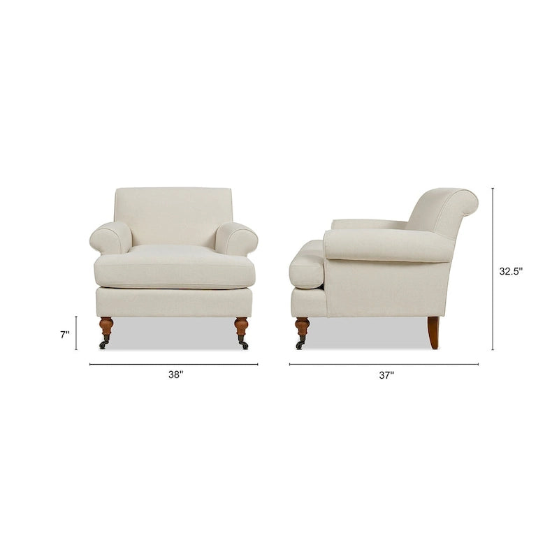 Jennifer Taylor Home Alana Lawson Accent Arm Chair