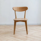 Oak Wood Dining Chair - Natural Finish