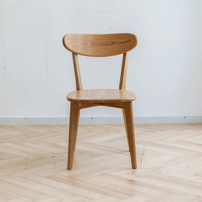 Oak Wood Dining Chair - Natural Finish