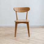 Oak Wood Dining Chair - Natural Finish