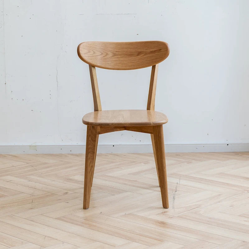 Oak Wood Dining Chair - Natural Finish