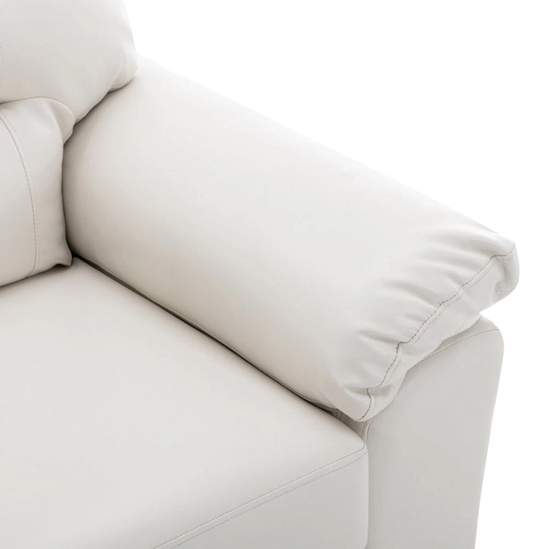 Morden Fort Upholstered Loveseats for Living Room,Two-Seater Sofa Faux Leather