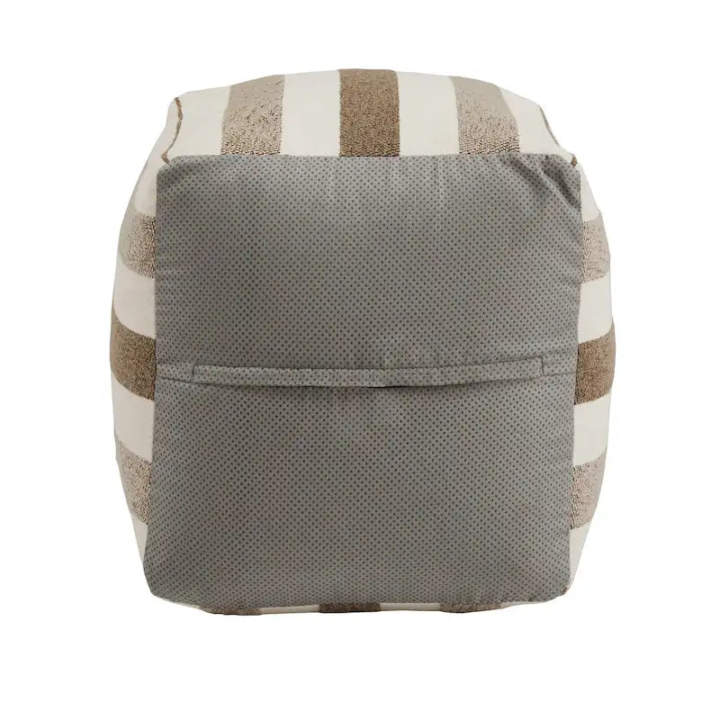 Brunico Upholstered Square Pouf Ottoman by iNSPIRE Q Bold