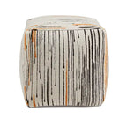Brunico Upholstered Square Pouf Ottoman by iNSPIRE Q Bold