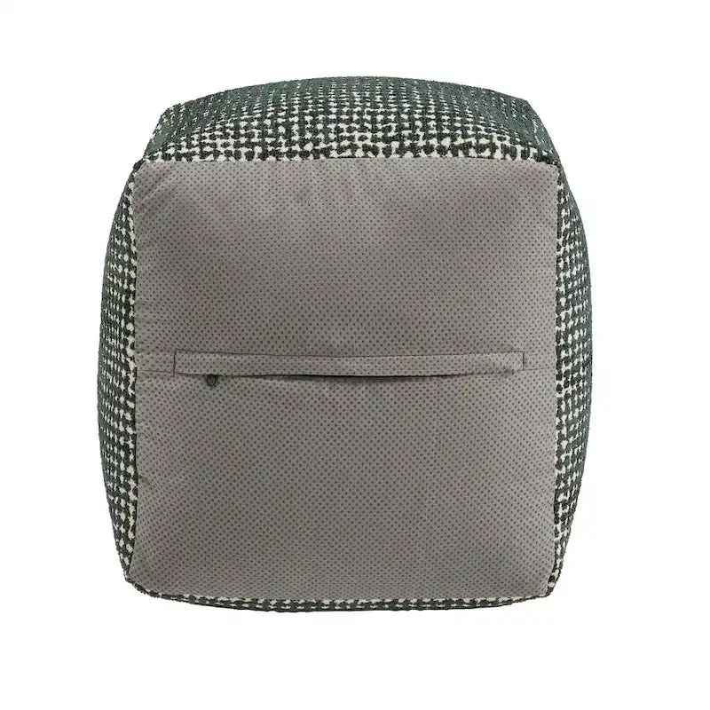 Brunico Upholstered Square Pouf Ottoman by iNSPIRE Q Bold