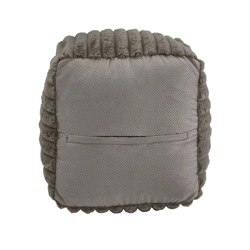 Brunico Upholstered Square Pouf Ottoman by iNSPIRE Q Bold