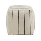 Brunico Upholstered Square Pouf Ottoman by iNSPIRE Q Bold