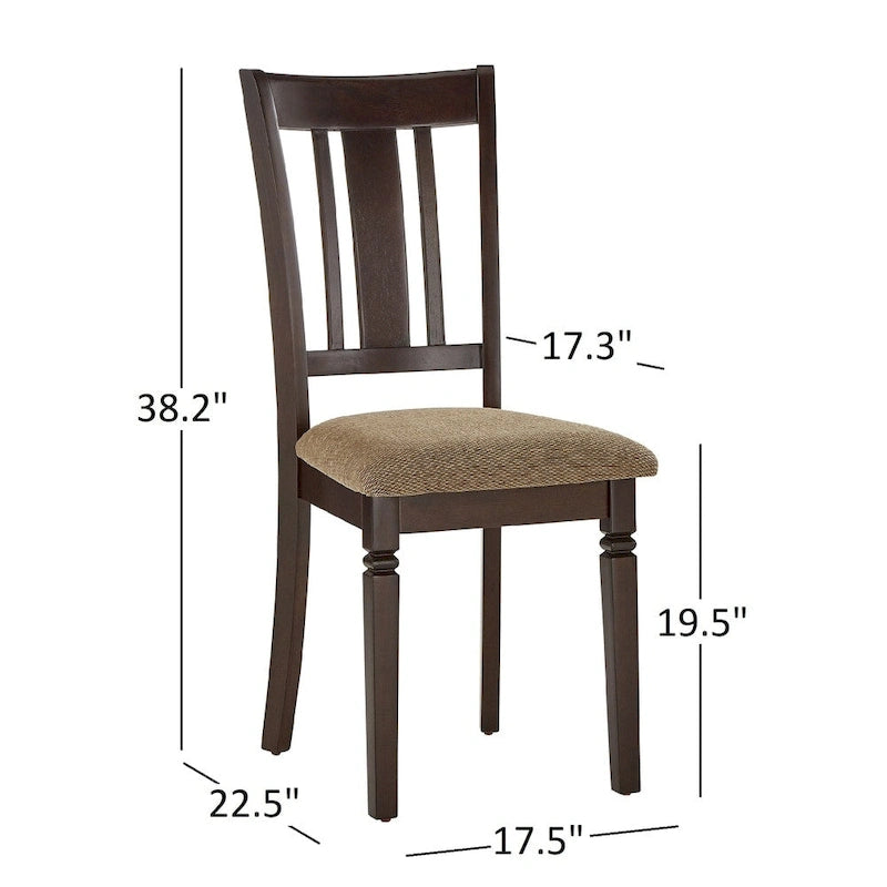 Lynn Espresso Finish Dining Set by iNSPIRE Q Classic