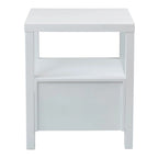 Painted Solid Acacia Wood Storage End Table by East at Main