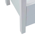 Painted Solid Acacia Wood Storage End Table by East at Main