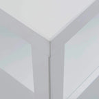 Painted Solid Acacia Wood Storage End Table by East at Main