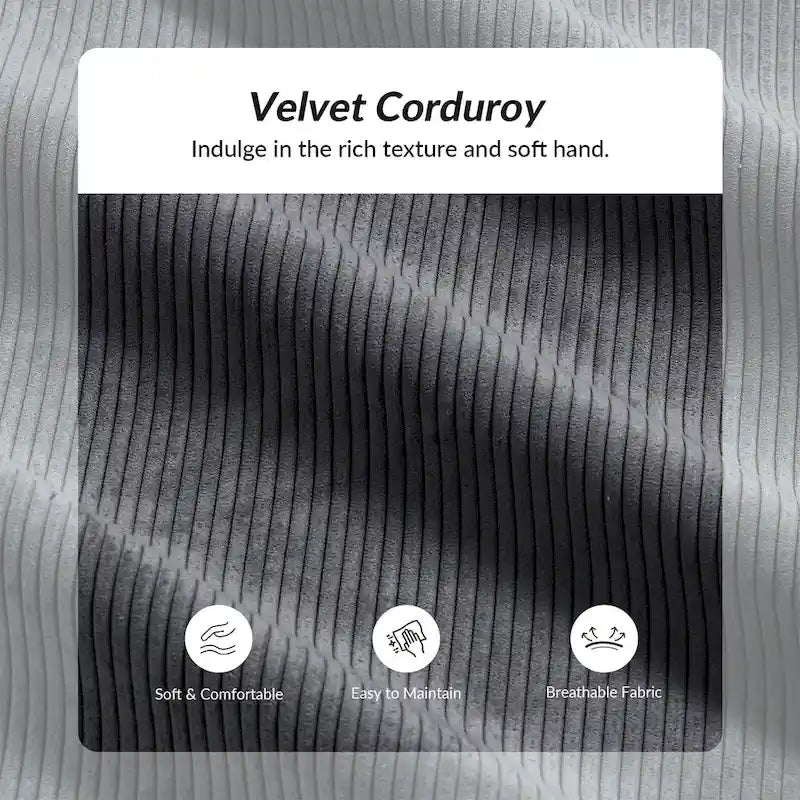 80.5" Modern Slipcovered Sofa with Removable Cushions - 3 Seater