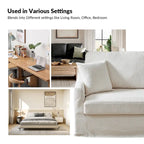 80.5" Modern Slipcovered Sofa with Removable Cushions - 3 Seater