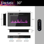 Fireplace TV Stand Electric Fireplace TV Console w/Remote Control