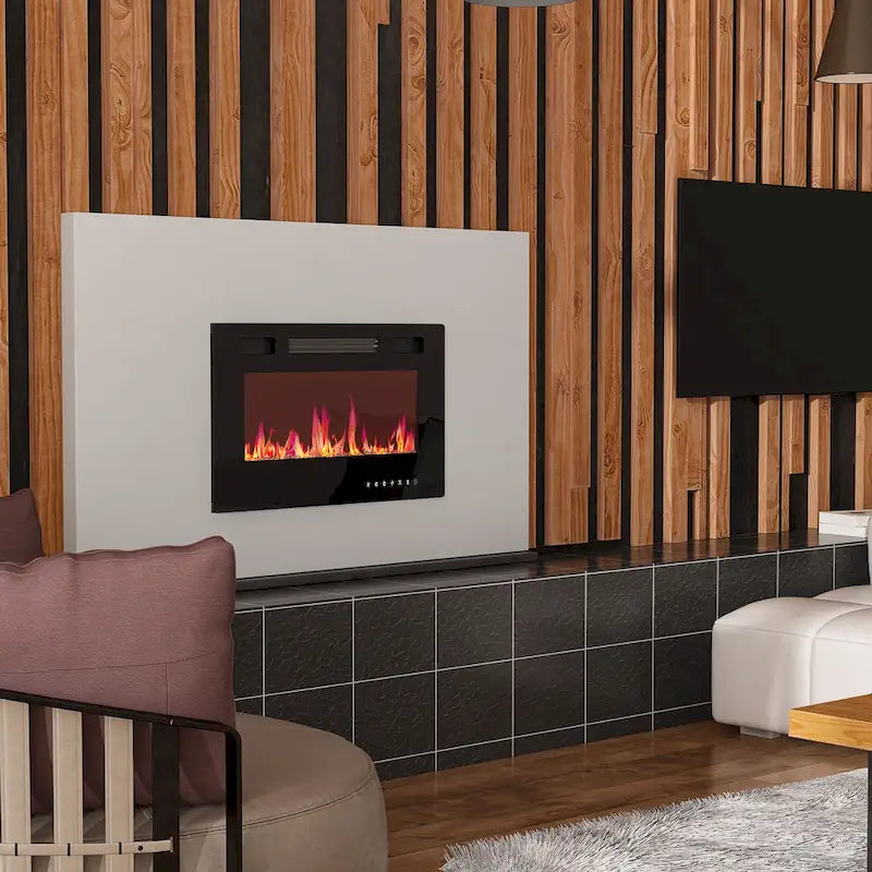 Fireplace TV Stand Electric Fireplace TV Console w/Remote Control
